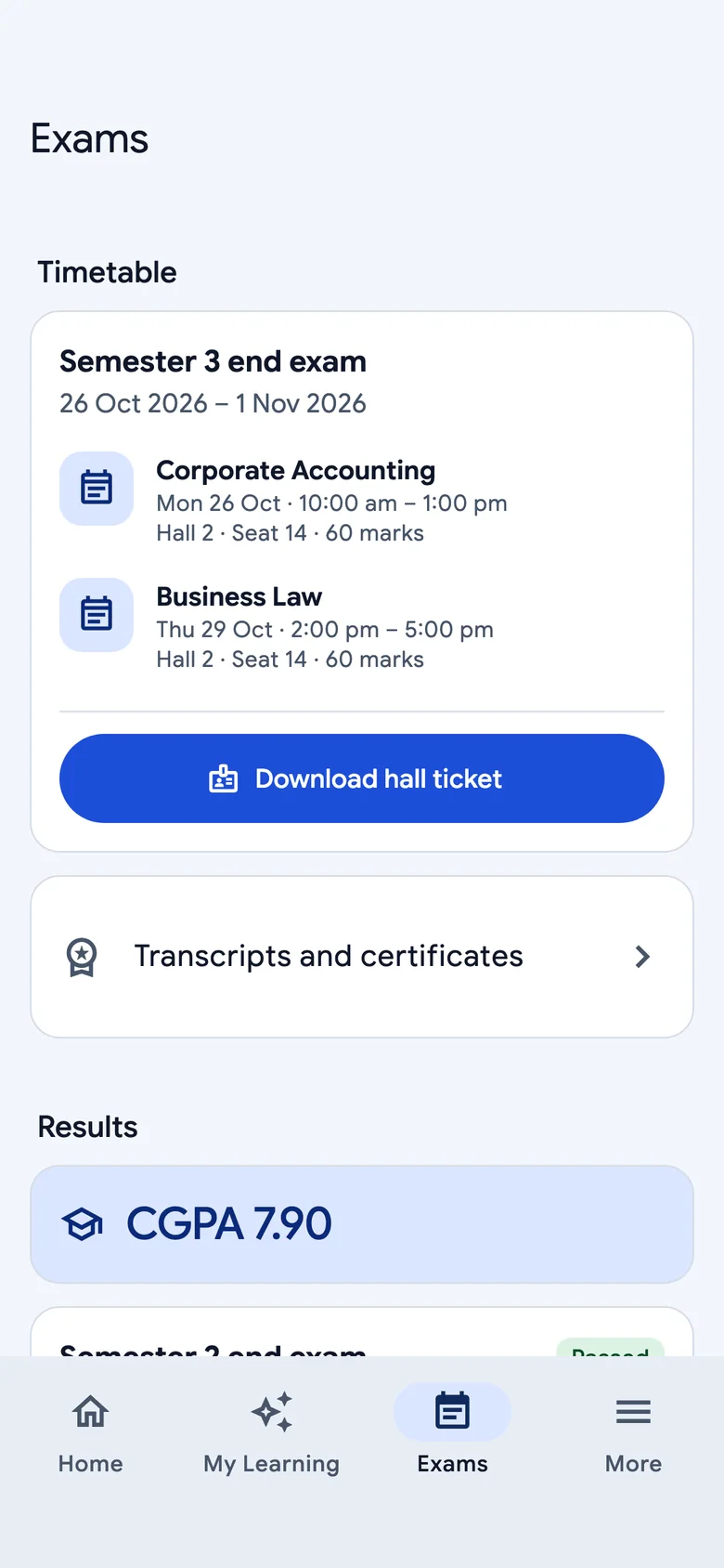 Zynetix Student app